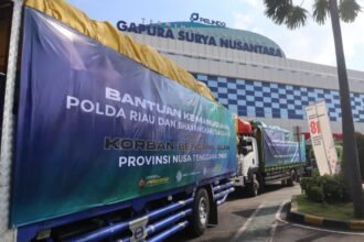 Dari Bumi Lancang Kuning, 60 Ton Bantuan Polda Riau Dikirim untuk Korban Bencana NTT