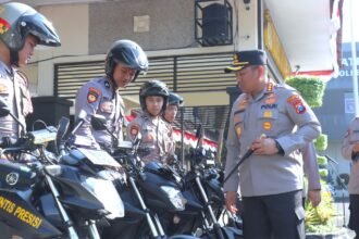 Sambut Hari Jadi ke-78, Polwan Polres Ngawi Edukasi Santri Cegah Kenakalan Remaja