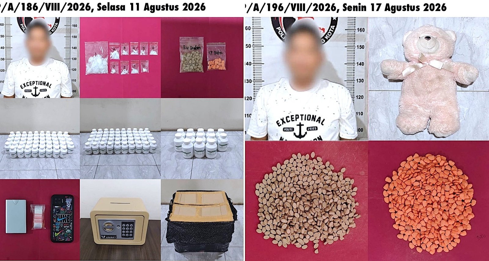 Barang bukti tersebut diduga diperoleh dari EN yang kini DPO. Polisi terus melakukan pengembangan untuk mengungkap jaringan narkotika