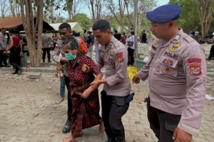 Hadapi Gempa Flores, Polda NTT dan Polres Jajaran Kerahkan 845 Personel ke Wilayah Terdampak