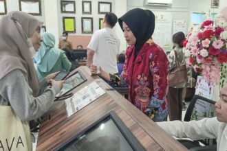 Pemohon dari Kabupaten Malang Turut Menyumbang Padatnya Pelayanan SKCK di Gedung Sarja Arya Racana Polresta Malang Kota